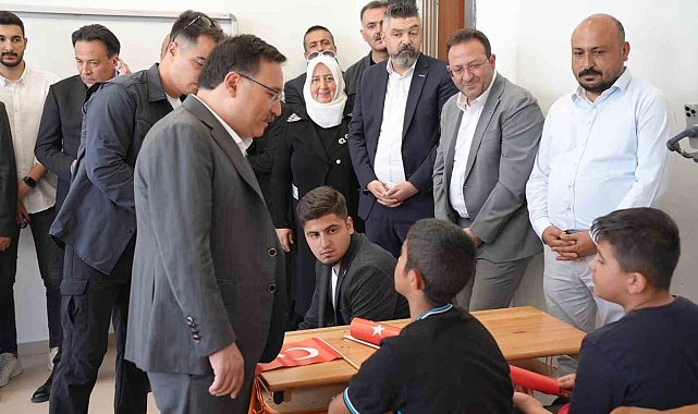 Kayseri'nin ilk terör şehidinin ismi yeni açılan ortaokula verildi