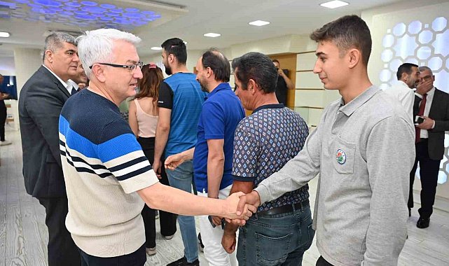 Kepez Belediyesi bayramlaşma töreni düzenledi