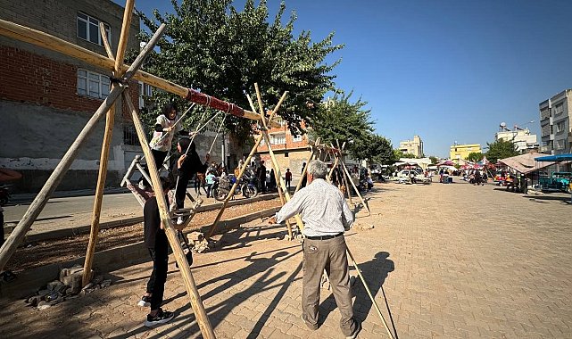 Kilis'te çocuklar bayram yerinde gönüllerince eğlendi