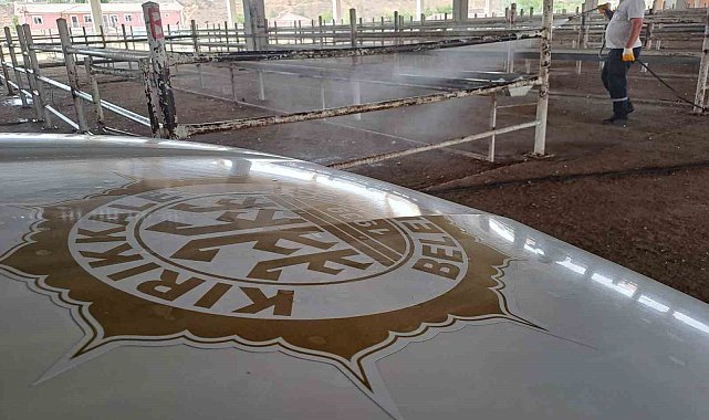 Kırıkkale'de kurban satış alanlarında ilaçlama çalışmaları