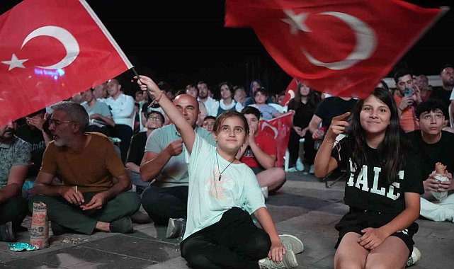 Kırıkkale'de milli maç coşkusu