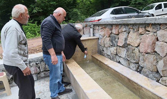 Kırsal mahallelere çeşme yapılıyor