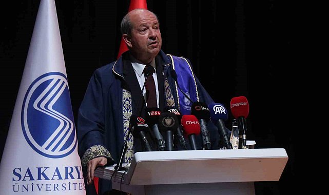 KKTC Cumhurbaşkanı Tatar: "Kıbrıs Türkü'nün arkasında 85 milyon Türkiye Cumhuriyeti, onun arkasında 300 milyon bir Türk devleti vardır"
