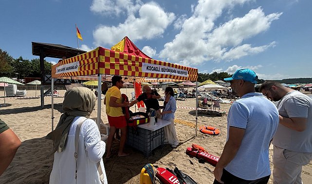 Kocaeli'nin mavi bayraklı plajlarına tam not