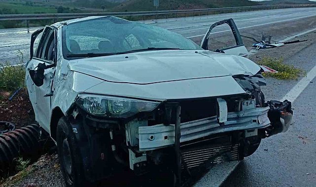 Kontrolden çıkıp takla attı: 5 yaralı