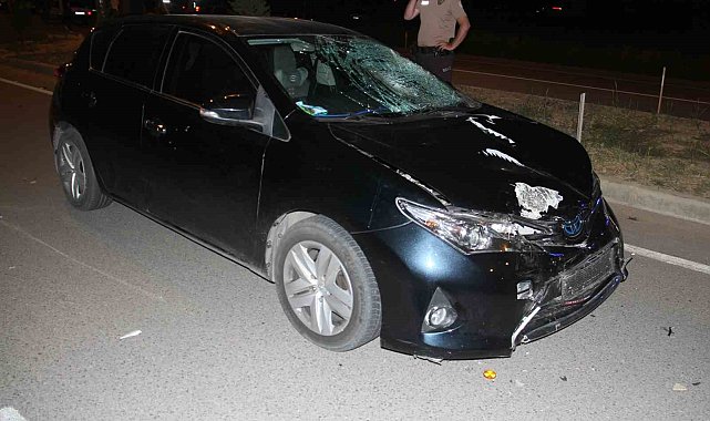 Konya'da motosiklet otomobil ile çarpıştı: 1 ölü