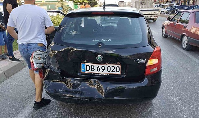Konya'da trafik kazası: 2 yaralı