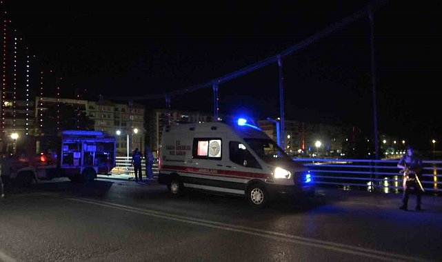 Köprüde intihar girişimi