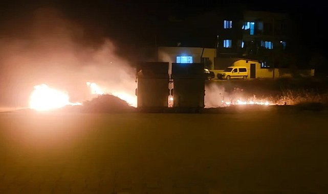 Köşk'te meydana gelen yangın paniğe neden oldu