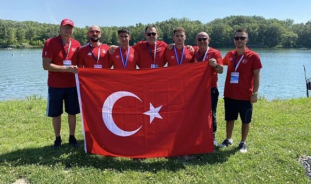 Köyceğizli kanocular Slovakya'da gümüş madalya kazandı