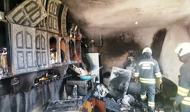Kulu'da müstakil evde yangın
