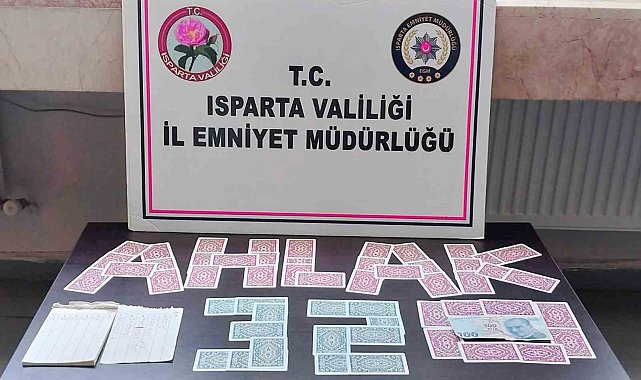 Kumar operasyonunda 4 şahsa 25 bin 700 TL para cezası uygulandı
