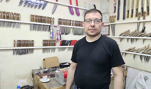 Kurban Bayramı öncesi bıcak bileyicilerinde yoğunluk