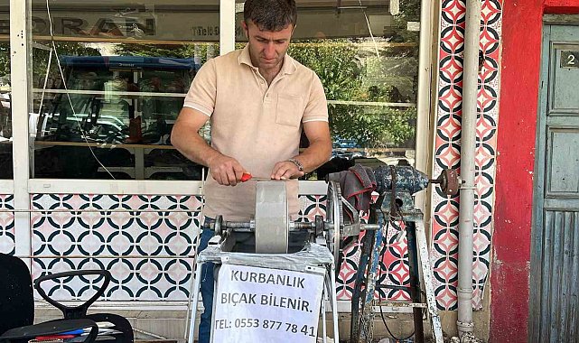 Kurban Bayramı'na 2 gün kala bıçakçılarda yoğunluk