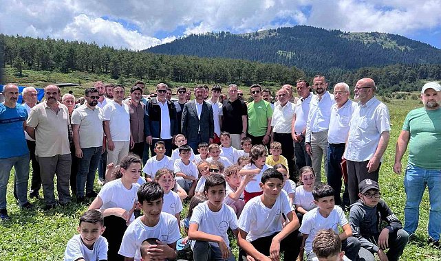 Kurban Bayramı'nda yaylada eğlendiler