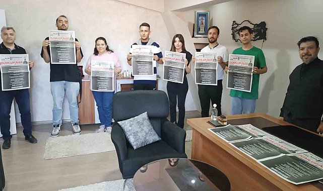Kütahya'da 54 yıllık gazete sayfasını kararttı
