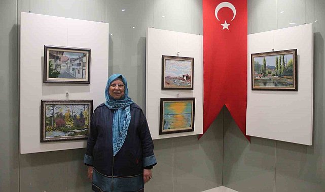 Kütahya'da emekli memur Yaşar Ataseven ilk kişisel sergisini açtı