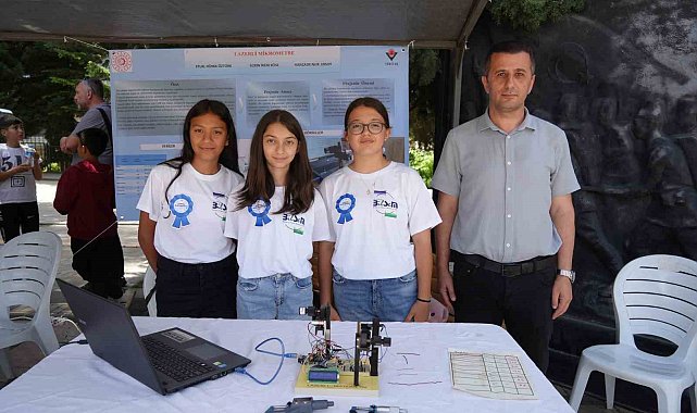 Liseli öğrenciler, lazerle mikrometrik ölçüm yapabilen cihaz tasarladı
