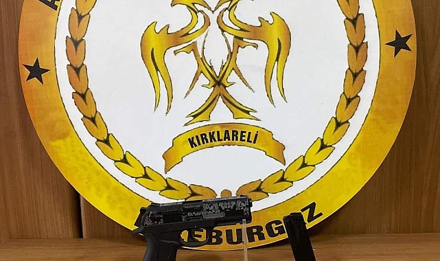 Lüleburgaz'da 1 adet ruhsatsız silah ele geçirildi