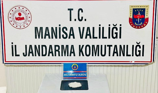 Manisa'da üzerinden metamfetamin çıkan şüpheli tutuklandı