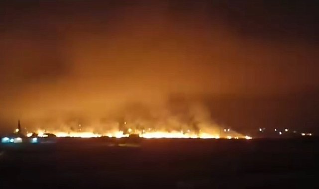 Mardin'de çıkan anız yangını söndürüldü