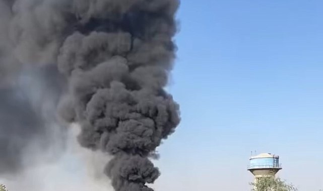 Mardin'de geri dönüşüm fabrikasında yangın