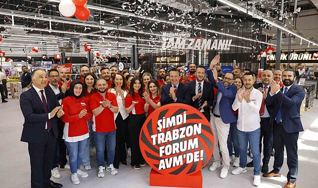 MediaMarkt'ın yeni mağazası Forum Trabzon AVM'de açıldı
