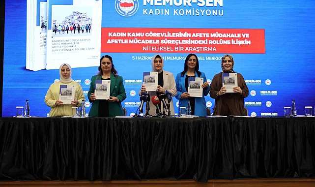 Memur-Sen Kadın Komisyonu'ndan kamu görevlilerinin afetle mücadele araştırması