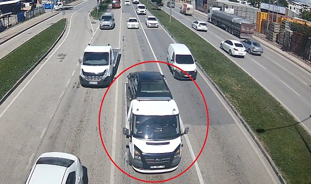 Mercedes'i çekiciyle çaldılar