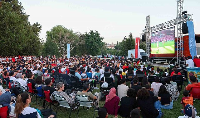 Milli takımın heyecanına büyükşehir de ortak oluyor