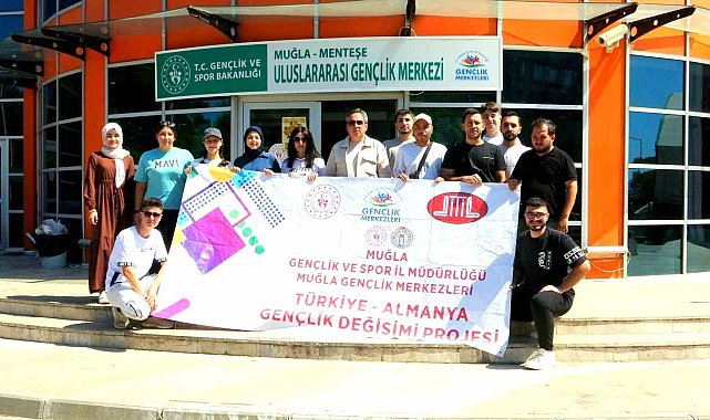 Muğlalı gençler Türkiye-Almanya gençlik değişimi ile Frankfurt'ta