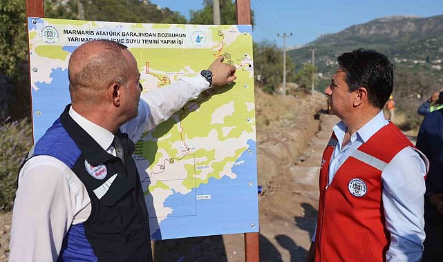 MUSKİ'den Marmaris Orhaniye'ye ilave su
