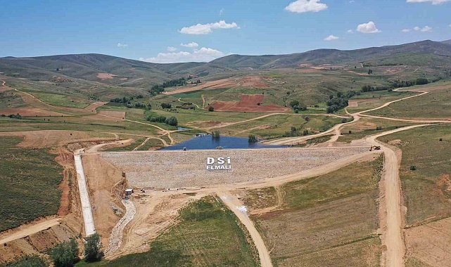 Niğde'de Elmalı Göletinde Su Tutulmaya Başladı