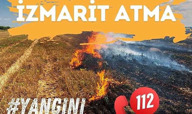 Niğde'de vatandaşlara anız uyarısı