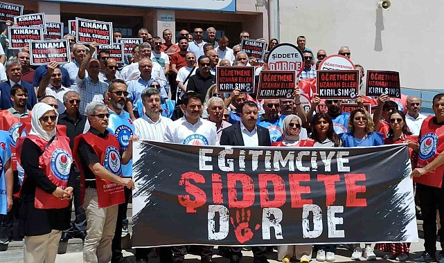 Öğrenci velisinin zincirle darp ettiği okul müdürü ve hizmetli konuştu