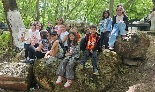 Öğrenciler doğanın içinde eğitim gördü