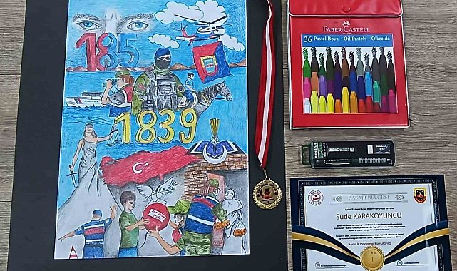 Öğrenciler, yeteneklerini jandarma için sergiledi