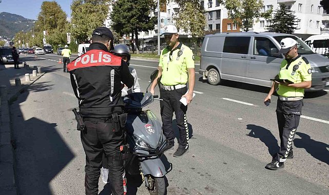 Ordu'da 2 haftada 30 binden fazla araç denetlendi