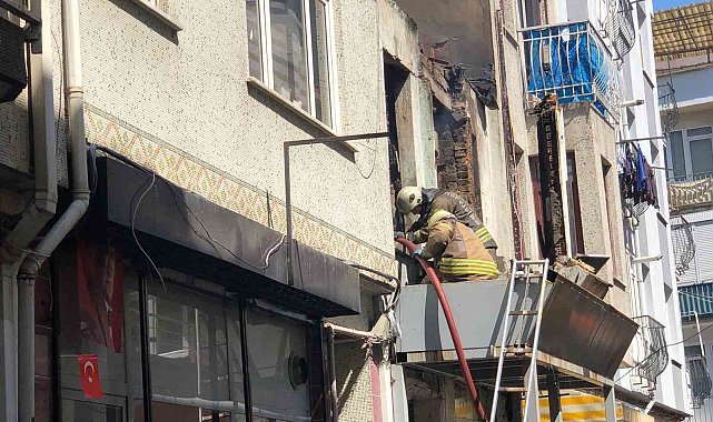 Ortaköy'de iki katlı binada yangın: İBB başkan adayının evi yandı