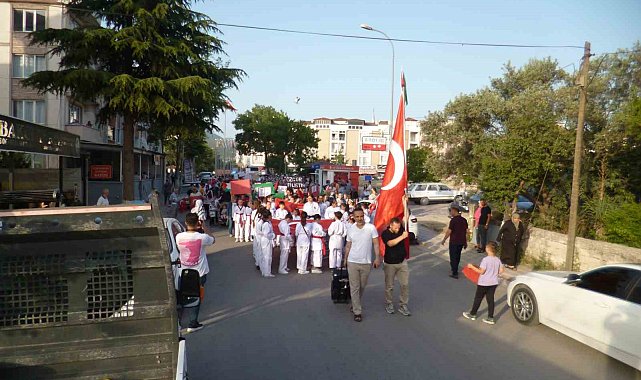 Osmaneli Filistin için tek yürek oldu