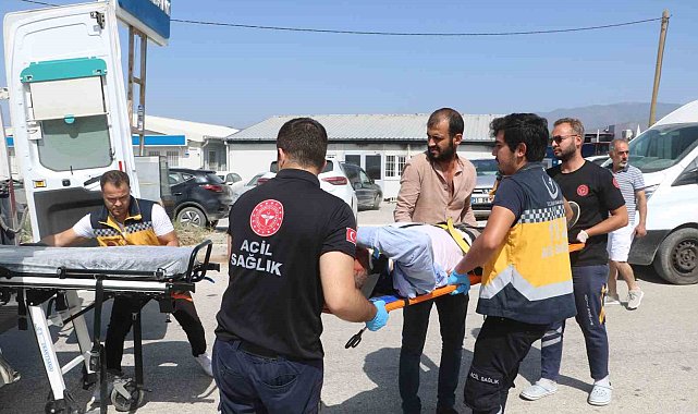 Otomobilin çarptığı bisiklet sürücüsü yaralandı