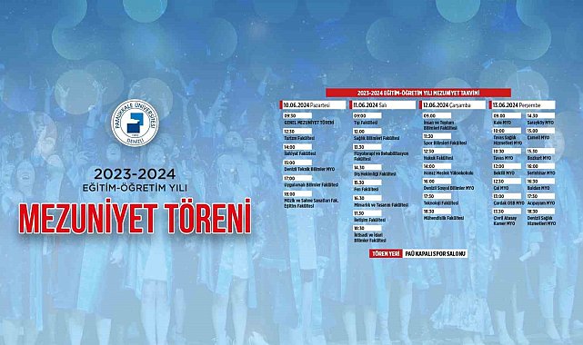 Pamukkale Üniversitesi öğrencilerini kariyer hayatına uğurluyor