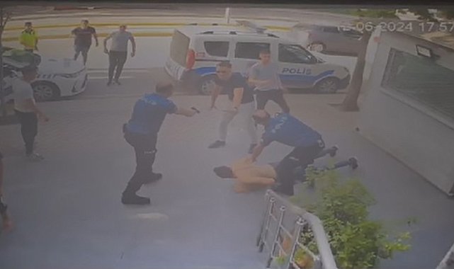 Polis noktasına darp etmeye gelen şüpheliler anında müdahale