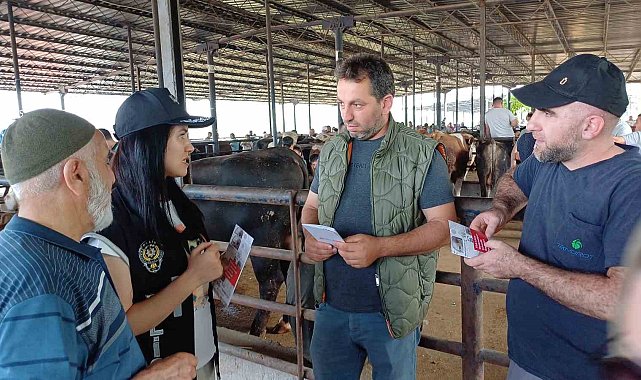 Polisten hayvan satıcılarına sahte para uyarısı