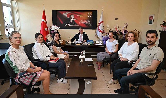 Rektör Özölçer'den Sağlık Bilimleri Fakültesi ve Ahmet Erdoğan MYO'ya ziyaret