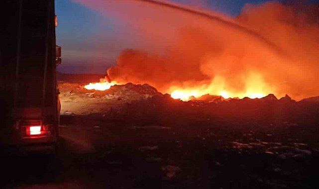 Reyhanlı'da anız yangını söndürüldü