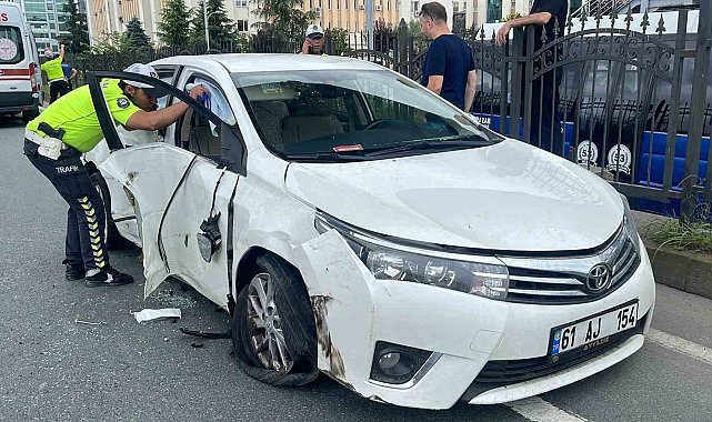 Rize'de trafik kazası: 3 yaralı