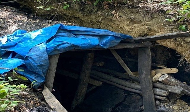 Ruhsatsız 5 maden ocağı kapatıldı