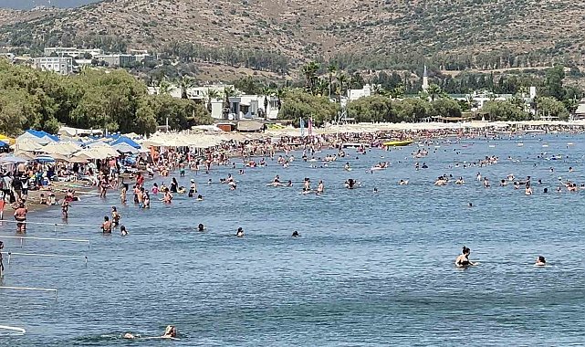 Sahillere akın ettiler