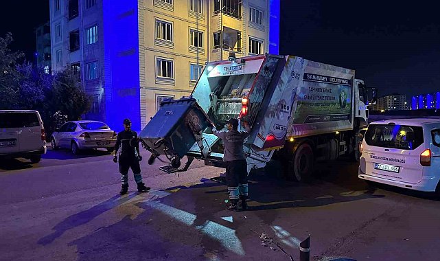 Şahinbey'de temizlik işleri ekipleri, bayram boyunca görev başındaydı